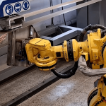 Robotic grinding of welded parts
